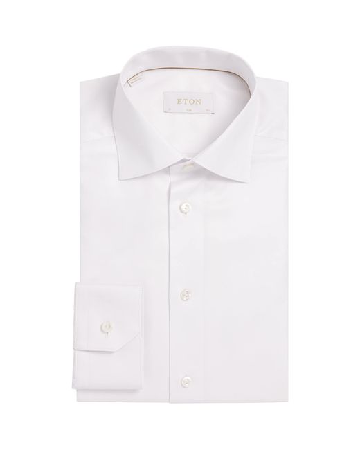 Eton of Sweden White Elevated Slim-Fit Shirt for men