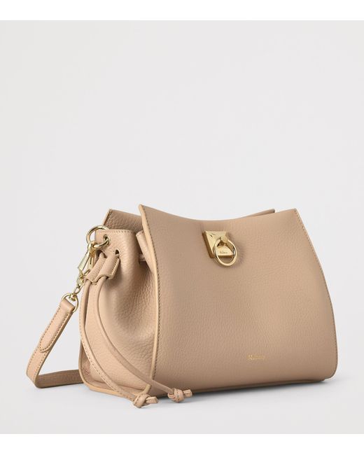Mulberry Natural Small Leather Iris Shoulder Bag