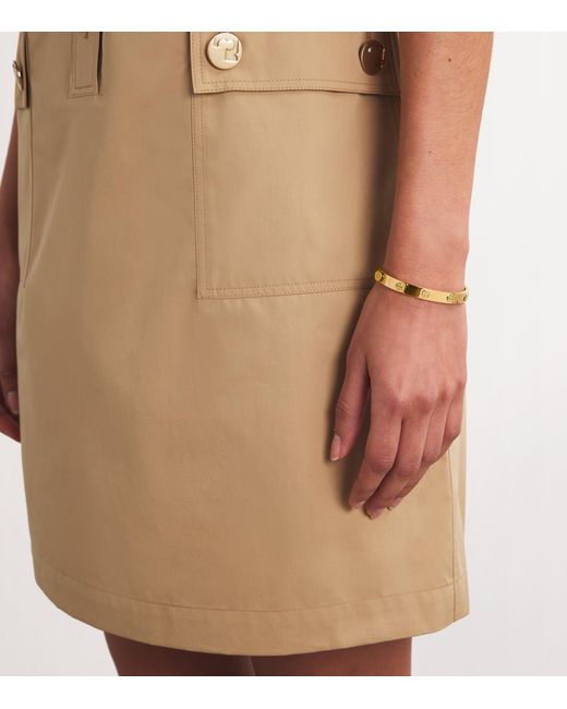 Tory Burch Natural Miller Stud Hinge Bangle
