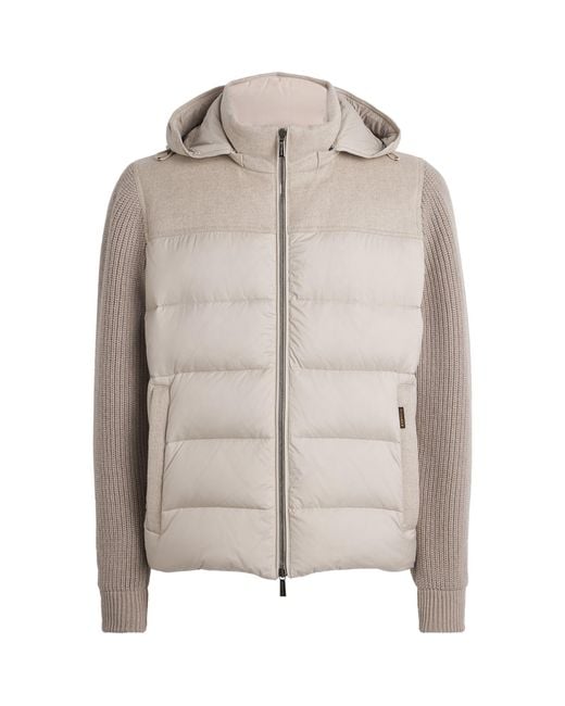Moorer Natural Down Allori Hybrid Jacket for men