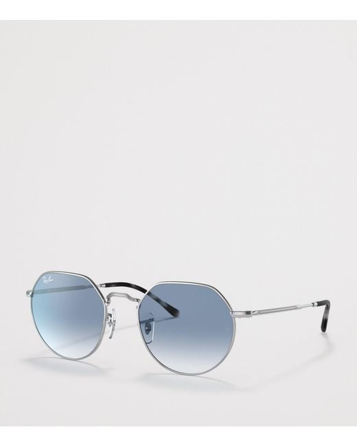 Ray-Ban Blue Metal Jack Round Sunglasses