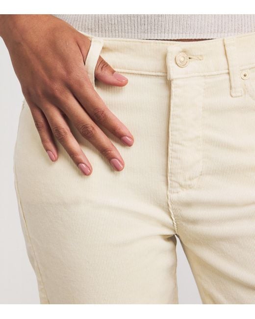 7 For All Mankind Natural Twisted Dojo Tailorless Flared Jeans