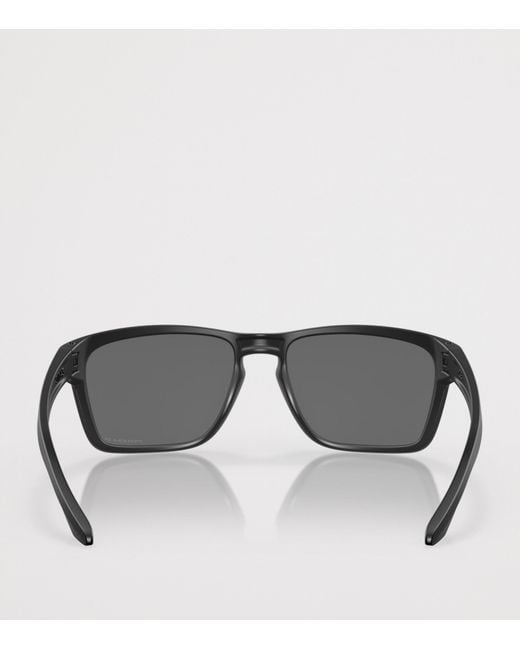 Oakley Gray Sylas Rectangle Sunglasses for men
