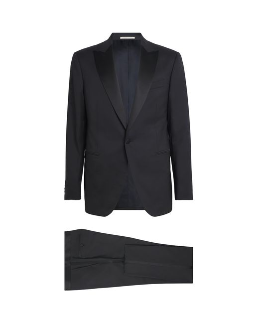 Pal Zileri Black Wool 2-Piece Tuxedo for men