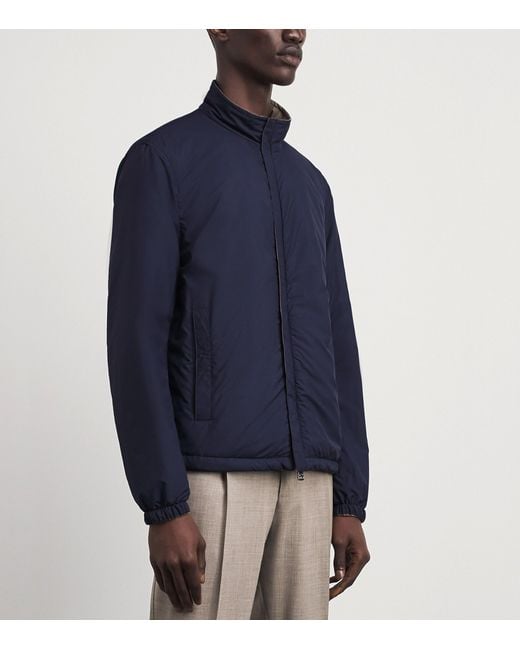 Paul & Shark Brown Reversible Eclisse Typhoon Platinum Jacket for men