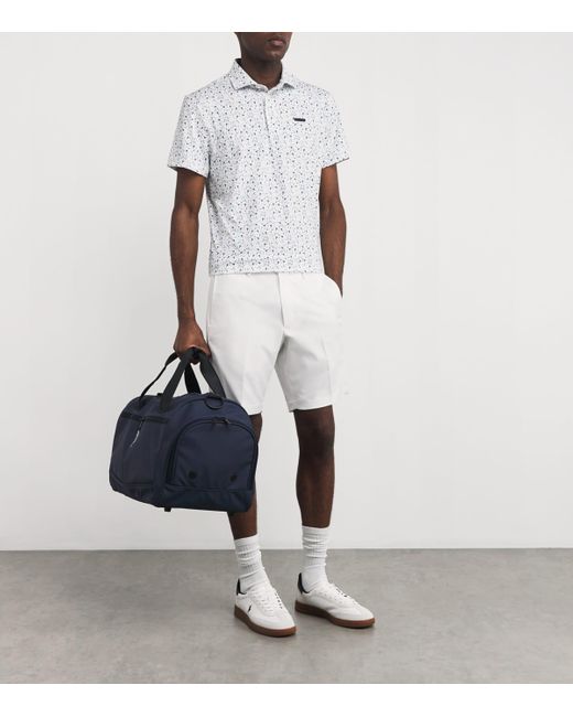 Ralph Lauren White Performance Twill Slim Shorts for men