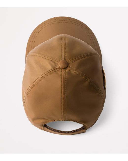 Prada Brown Re-Nylon Baseball Cap