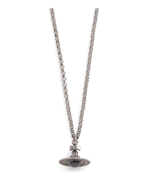 Vivienne Westwood Metallic Tiny Orb Pendant Necklace for men