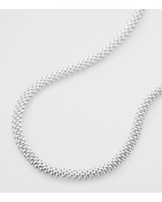 Monica Vinader Metallic Sterling Heirloom Chain Bracelet