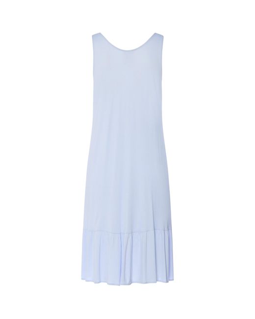 Hanro Blue Modal Sleeveless Isabella Nightdress