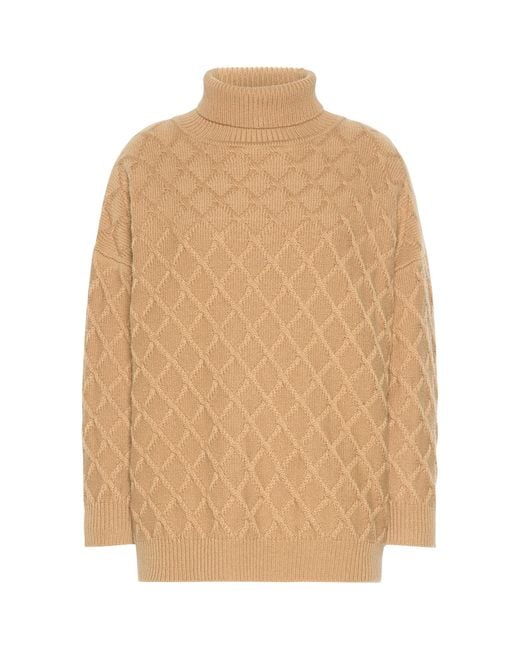 Max Mara Natural Wool-Cashmere Sweater