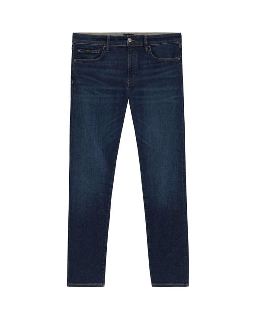 Boss Blue Performance Slim Fit Jeans for men