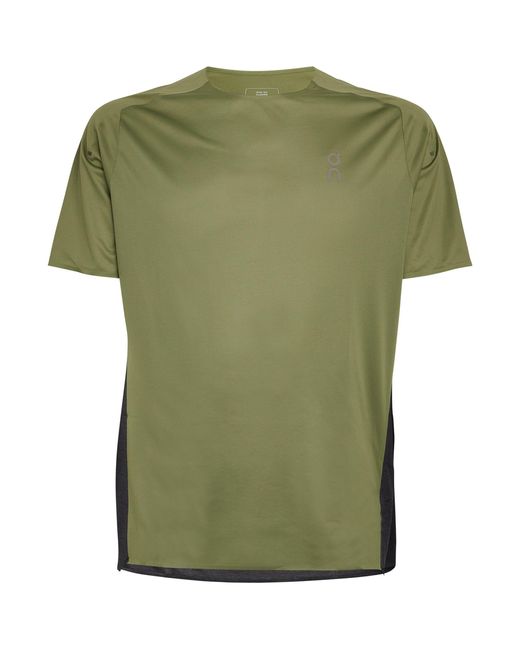 On Running Green Performance T-shirt for men