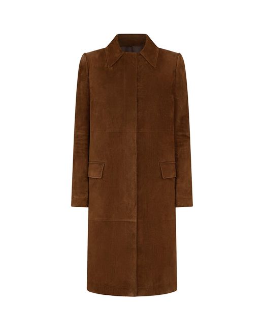 Tom Ford Brown Suede Coat