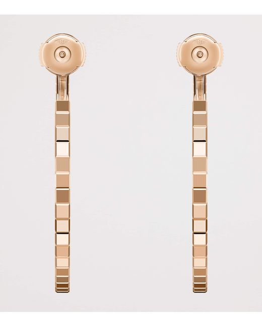 Chopard White Ice Cube Hoop Earrings