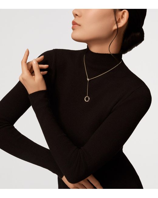 Cartier Metallic Mixed And Diamond Trinity Necklace