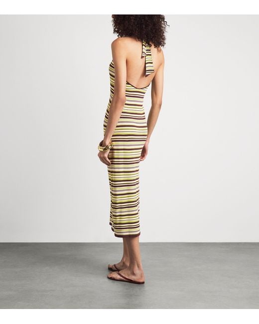 Away That Day Metallic Knitted Cape Town Maxi Dress