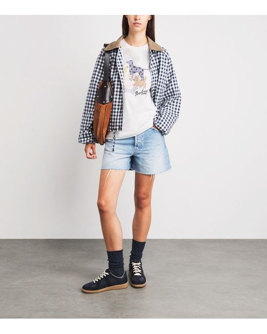Barbour White Cotton Fawley T-Shirt