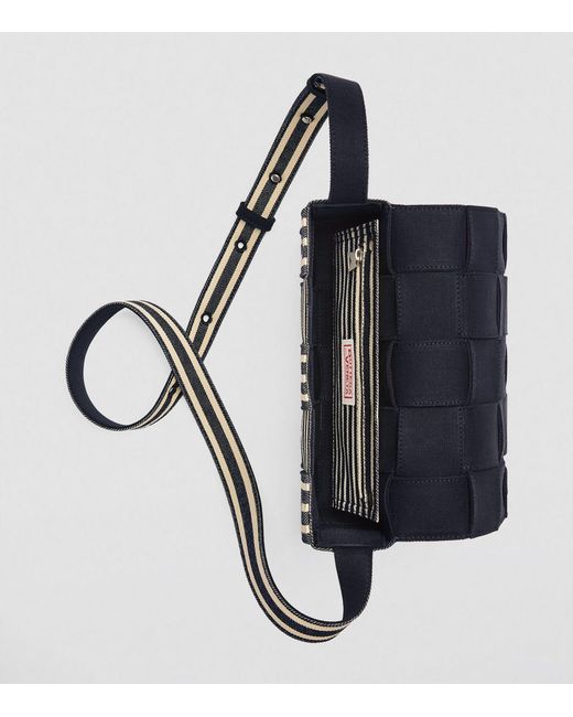 Bottega Veneta Black Medium Denim Cassette Cross-body Bag for men