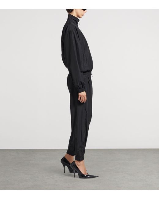 Balenciaga Black Loop Sports Icon Tracksuit Jacket