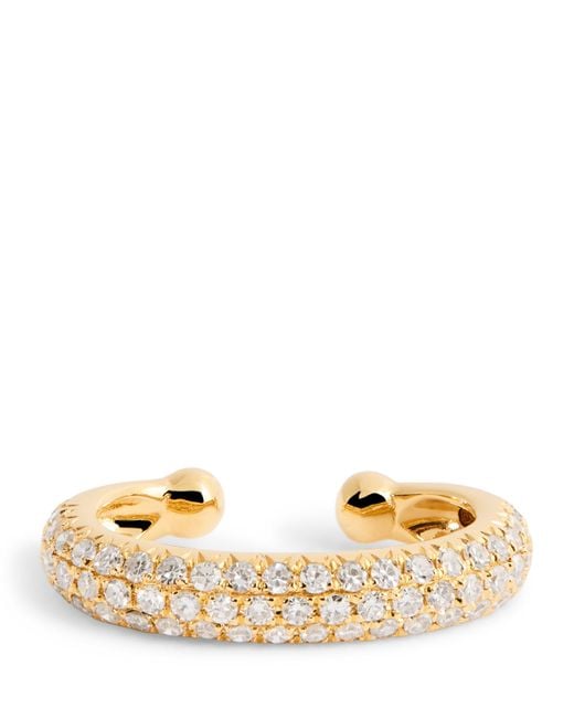 SHAY Metallic And Diamond Boho Jumbo Single Ear Cuff