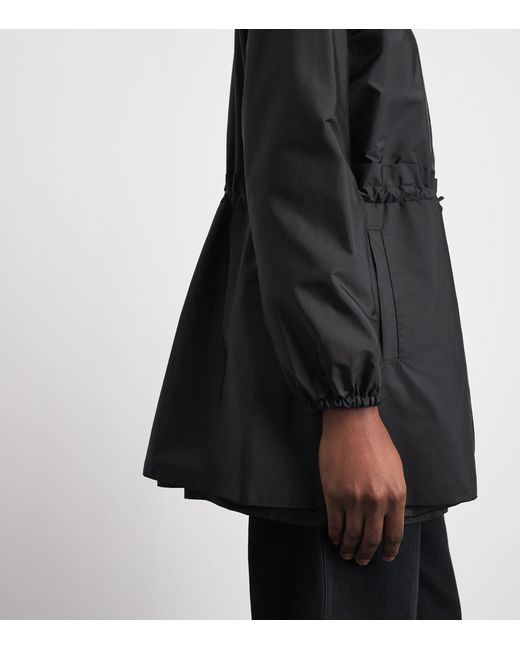 Moncler Black Hooded Weteau Jacket