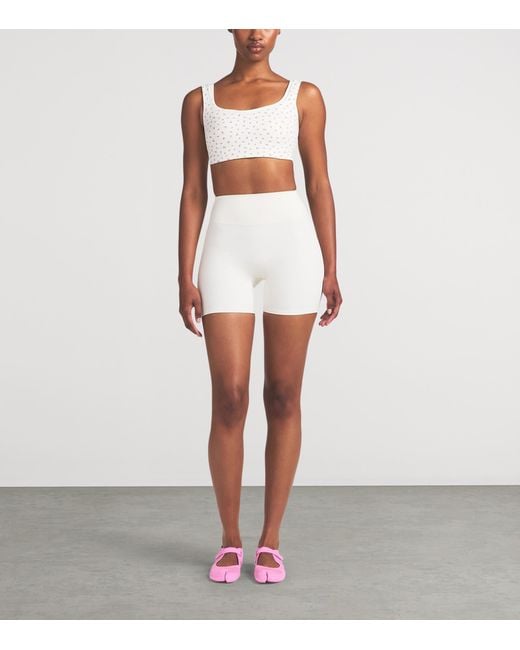 NikeSKIMS White Bike Shorts