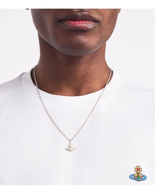 Vivienne Westwood Metallic Embellished Feodora Necklace for men