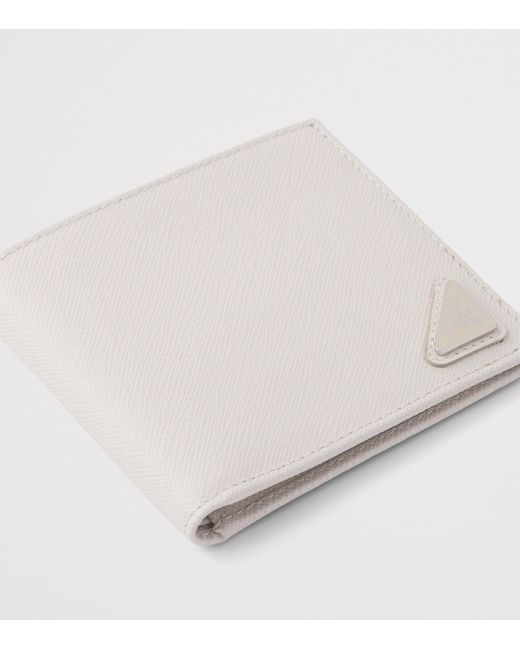 Prada Natural Saffiano Leather Wallet for men