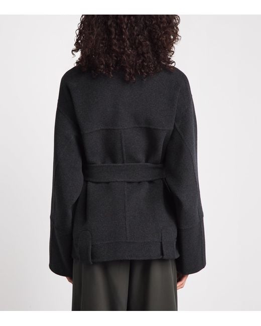 Khaite Black Wool Alder Jacket