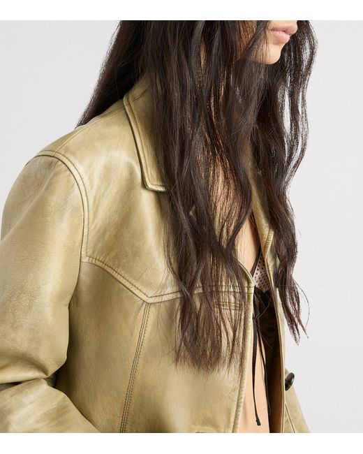 Prada Natural Nappa Leather Jacket