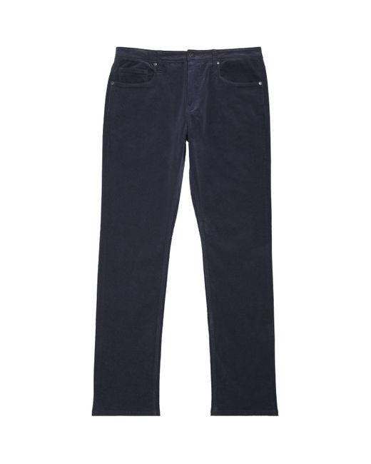 PAIGE Blue Corduroy Federal Slim-Straight Jeans for men