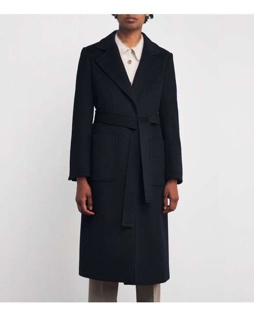 MAX&Co. Black Wool Runaway Coat
