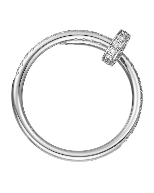 Cartier Metallic And Diamond Juste Un Clou Ring
