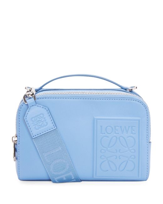 Loewe Blue Mini Leather Camera Bag