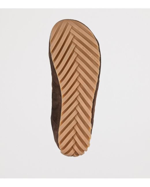 Bottega Veneta Brown Suede Orbit Flash Sneakers