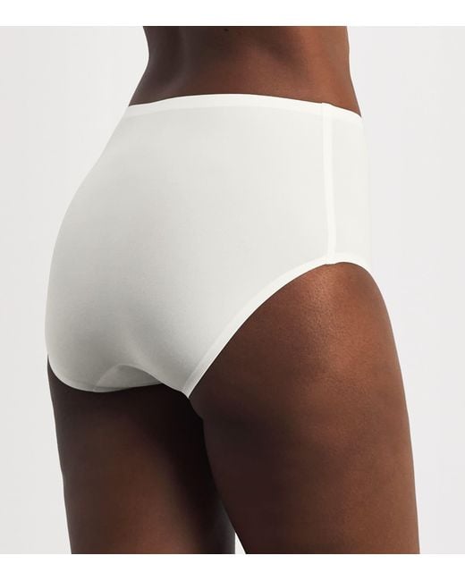 Chantelle White Softstretch High-Waist Briefs