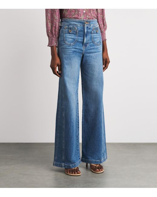Veronica Beard Blue Taylor Jeans