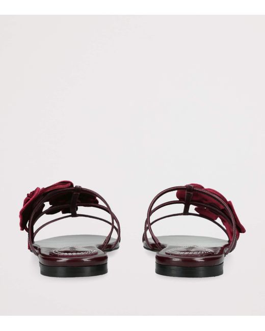 Zimmermann Brown Leather Orchid Sandals