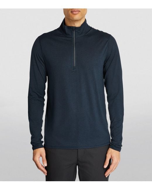 vuori Blue Ease Performance 2.0 Half-Zip Sweatshirt for men