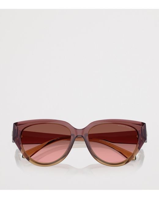 Michael Kors Pink Boca Raton Cat Eye Sunglasses