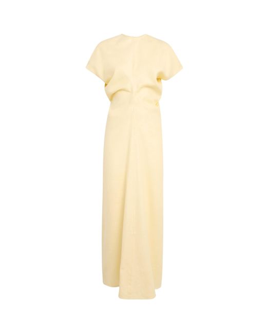 Totême  Metallic Slouch-Waist Maxi Dress