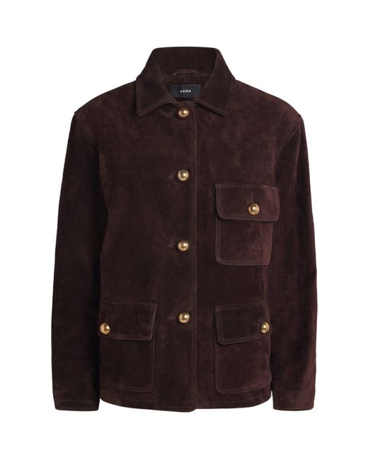 Arma Brown Suede Rosia Jacket