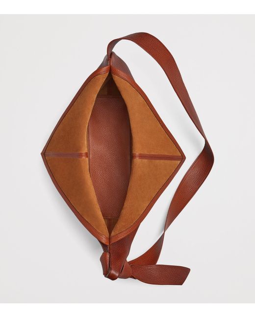 Bottega Veneta Brown Calfskin Sawyer Shoulder Bag for men
