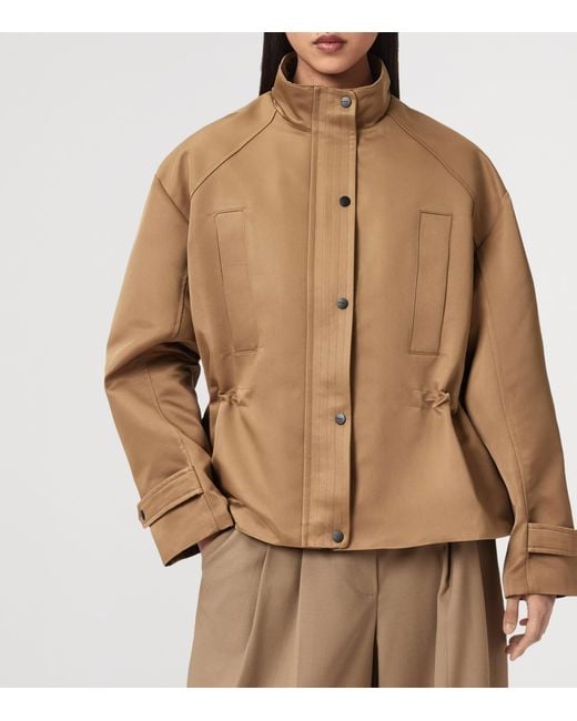 AllSaints Natural Luellah Oversized Jacket