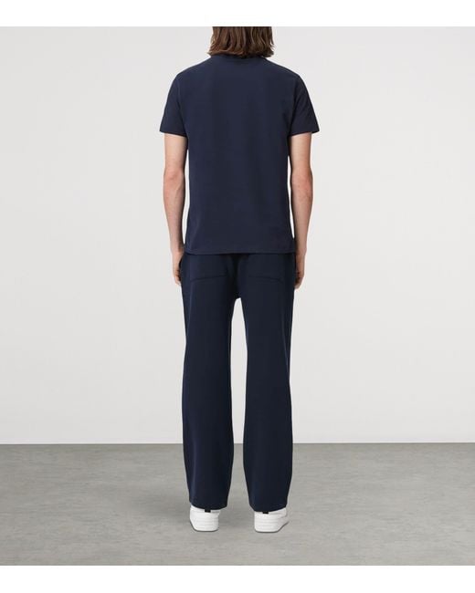 AllSaints Blue Asher Straight Sweatpants for men