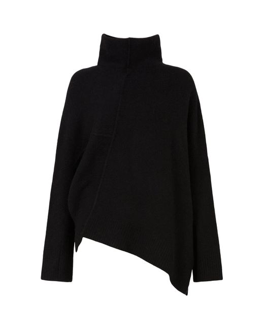 AllSaints Black Lock Rollneck Sweater