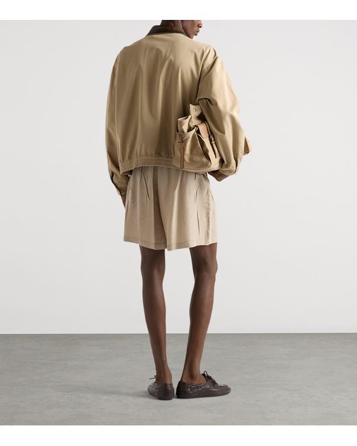 Prada Natural Cotton Bomber Jacket for men