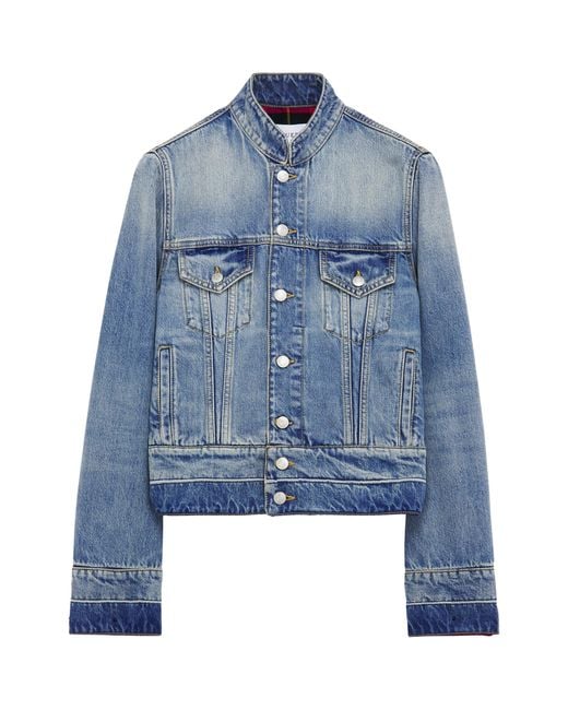 McQueen Blue Denim Jacket for men