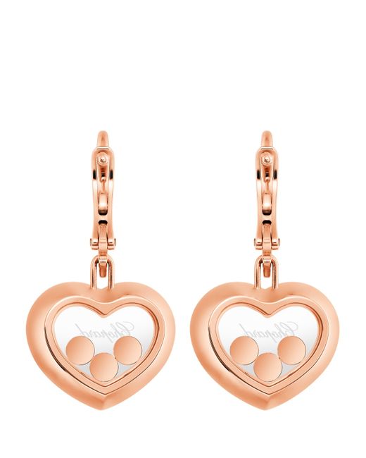 Chopard Multicolor And Diamond Happy Diamonds Earrings